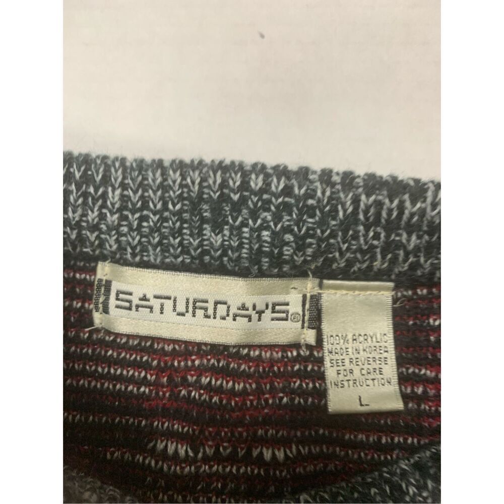 Vintage Knit Patterned Sweater - Picture 5 of 7
